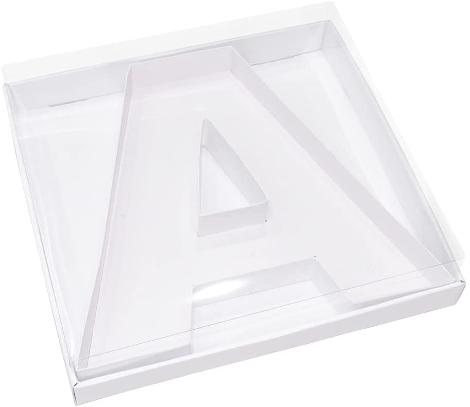 Letter A Fillable Box with FREE Clear Lid Giftbox