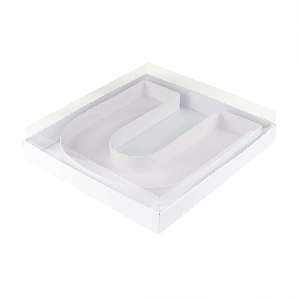 Letter U Fillable Box with FREE Clear Lid Giftbox