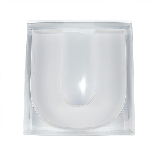 Letter U Fillable Box with FREE Clear Lid Giftbox