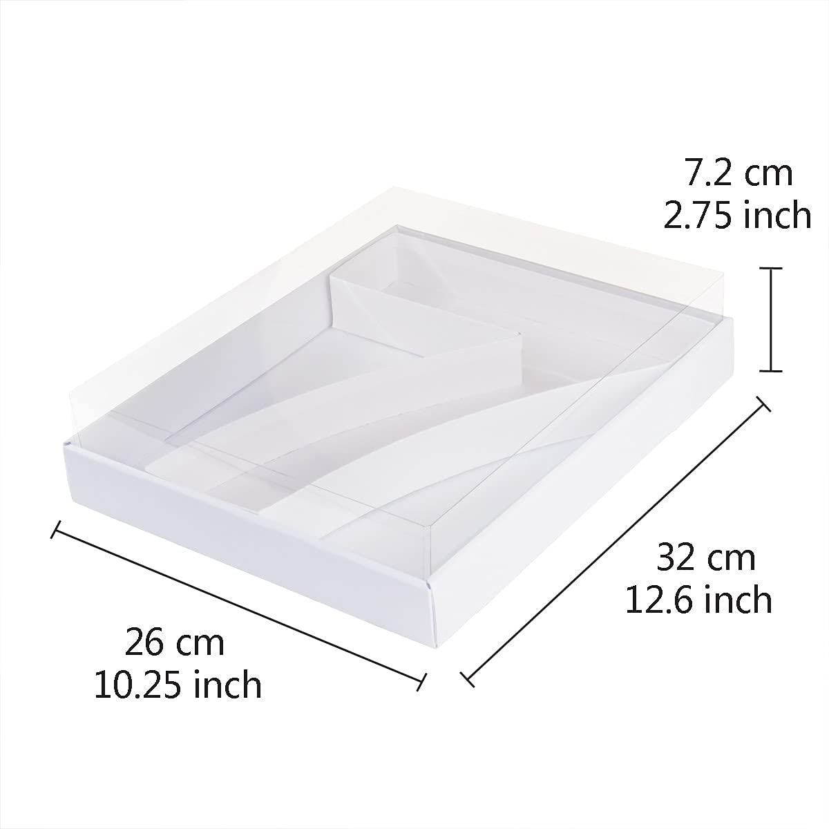 Fillable Number 7 Box with FREE Clear Lid Giftbox – BOX 2 BOW