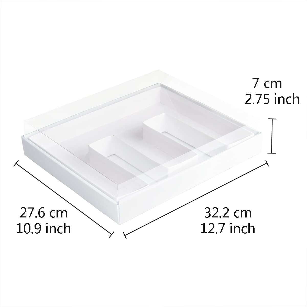 Letter E Fillable Box with FREE Clear Lid Giftbox – BOX 2 BOW