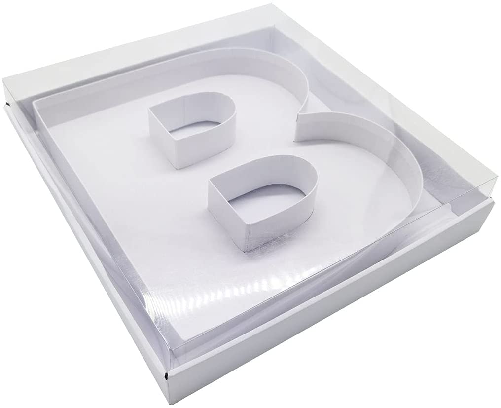 Letter B Fillable Box with FREE Clear Lid Giftbox